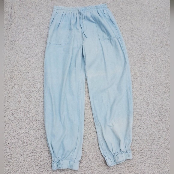 Hayden Chambray Women's Jogger Pants - Picture 9 of 12